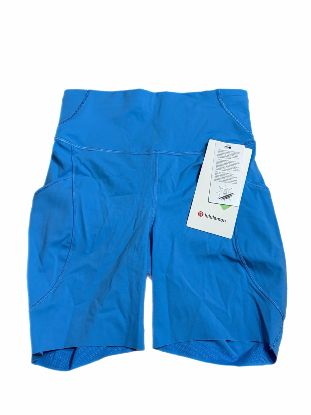 NWT Lululemon Fast and Free High-Rise Short 6" *Pockets (Ocean Wave) Size 4